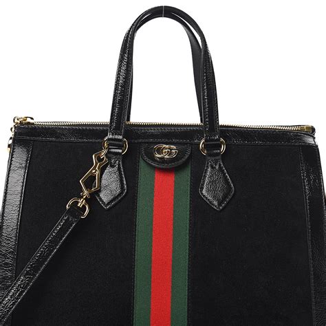 gucci tote ophidia black|gucci ophidia black suede.